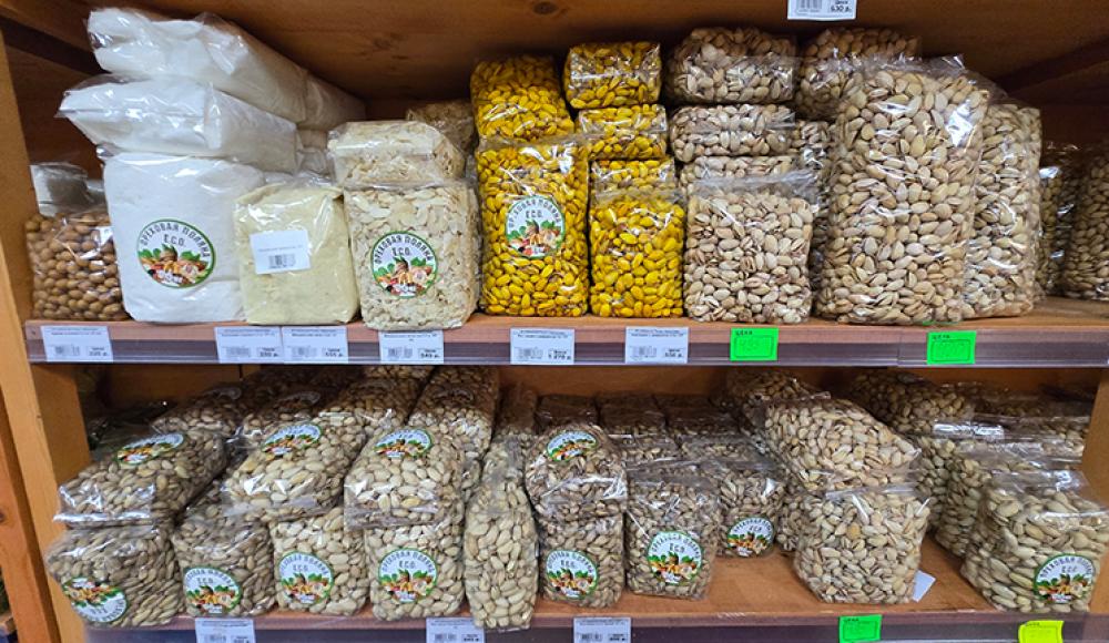 Магазин ОРЕХОВАЯ ПОЛЯНА Сухофрукты Орехи