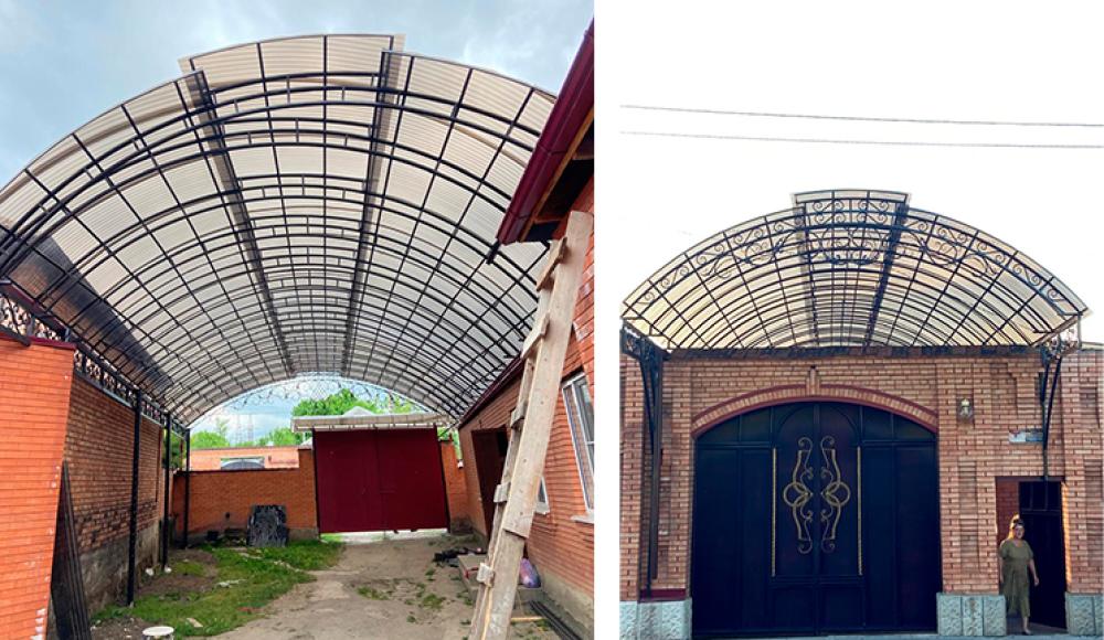 ИЗГОТОВЛЕНИЕ ВОРОТ, ПЕРИЛ, НАВЕСОВ, КОЗЫРЬКОВ